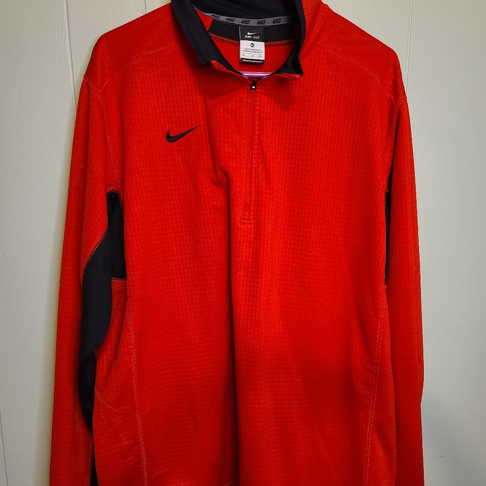 Nike Men's Pullover Red and black XL